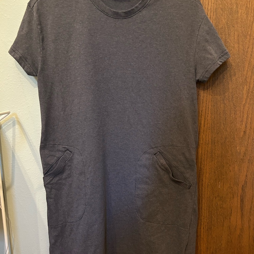 Columbia Gray Short Sleeve Dress with Pockets